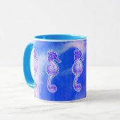 Mug Cheval de mer Cute Cadeau animal marin (Devant gauche)