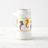 Mug - Cheval de mer en Brown et orange (Devant gauche)