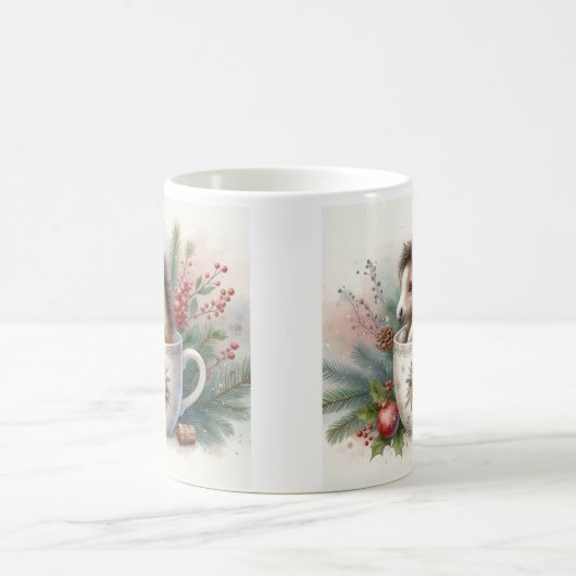 Mug Cheval de Noël (Centre)