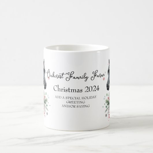 Mug Cheval de Noël Equestrain d'hiver (Centre)