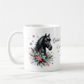 Mug Cheval de Noël Equestrain d'hiver (Gauche)