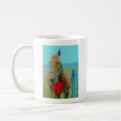 Mug Cheval de Noël rétro (Gauche)
