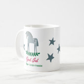Mug Cheval de Noël suédois Joyeux (Devant gauche)