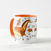 Mug Cheval de peinture de caverne avec Entoptics (Devant gauche)