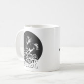Mug Cheval de quart américain Cowgirl Cowboy Ouest (Devant gauche)
