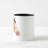Mug Cheval de quart en peau de bouchon (Centre)