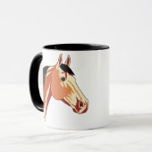 Mug Cheval de quart en peau de bouchon (Devant gauche)