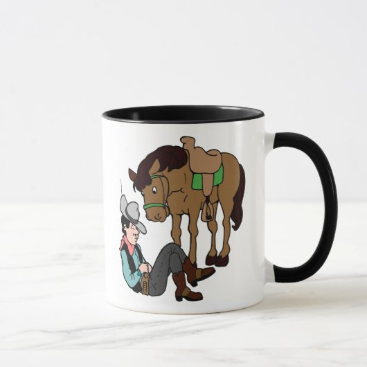 Mug Cheval de repos Cowboy Siesta (Droite)
