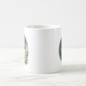 Mug Cheval de rocking Festive Noël ajouter monogramme (Centre)