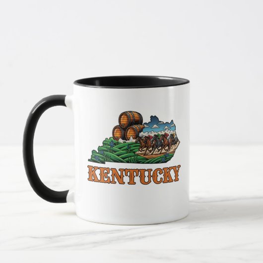 Mug Cheval de tatouage de style État du Kentucky (Gauche)
