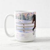 Mug Cheval de Tinker Tinker Gypsy Vanner Brown Pinto (Gauche)