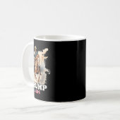 Mug Cheval d'équitation Drapeau américain Cowboy (Devant gauche)