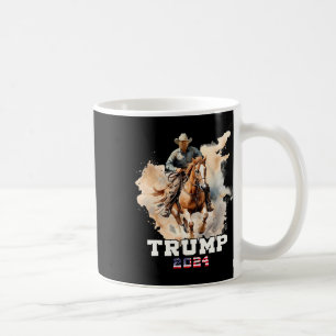 Mug Cheval d'équitation Drapeau américain Cowboy