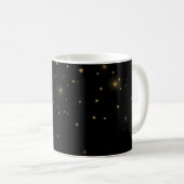Mug cheval d'or étoiles équestre Monogramme (Devant droit)