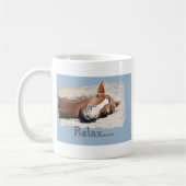 Mug Cheval drôle : Détendez (Gauche)