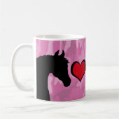Mug Cheval du Coeur (camo rose) (Gauche)