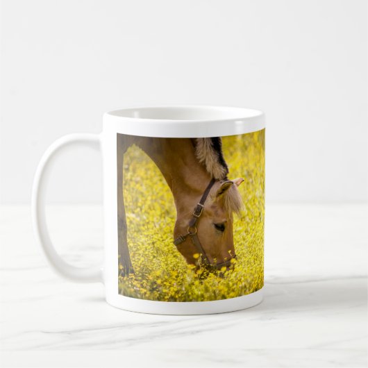 Mug Cheval du fjord norvégien en en coupe à beurre - F (Gauche)