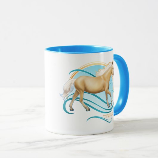 Mug Cheval du quartier Palomino (Devant droit)
