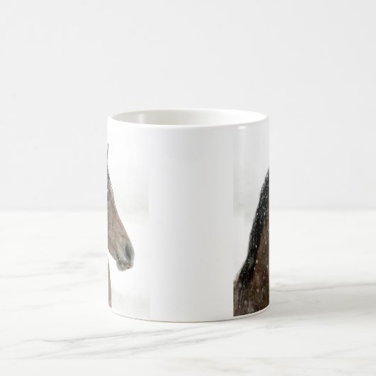 Mug Cheval en hiver (Centre)