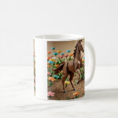 Mug Cheval en origami (Devant droit)