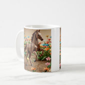 Mug Cheval en origami (Devant gauche)
