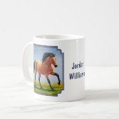 Mug Cheval en peau de boule sauvage (Devant gauche)