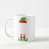 Mug Cheval équitation Elf Xmas Famille Correspondant E (Gauche)