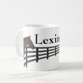 Mug Cheval et barrière de Lexington Kentucky (Devant gauche)