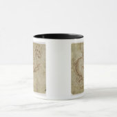 Mug Cheval et cavalier (à l'encre sur le papier) (Centre)