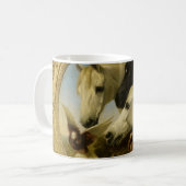 Mug Cheval et colombe de chef d'oeuvre peignant des (Devant gauche)