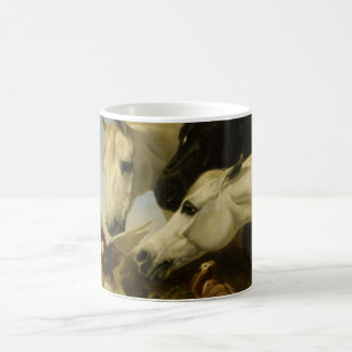 Mug Cheval et colombe de chef d'oeuvre peignant des