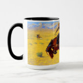 Mug Cheval et cowboy de Remington Old West (Gauche)