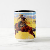 Mug Cheval et cowboy de Remington Old West (Centre)