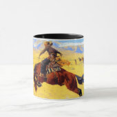 Mug Cheval et cowboy de Remington Old West (Centre)