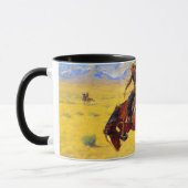 Mug Cheval et cowboy de Remington Old West (Gauche)