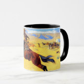 Mug Cheval et cowboy de Remington Old West (Devant droit)