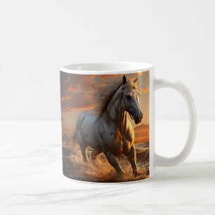 Mug Cheval et fer à cheval, Cadeau équestre, Équitatio