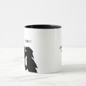 Mug Cheval et fille baiser Cowgirl western (Centre)