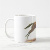 Mug Cheval et jockey de course verts (Gauche)