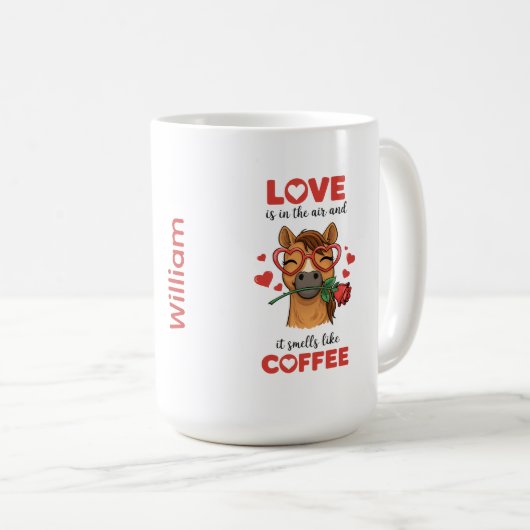 Mug Cheval Exprimez Votre Amour (Devant droit)