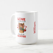 Mug Cheval Exprimez Votre Amour (Devant gauche)