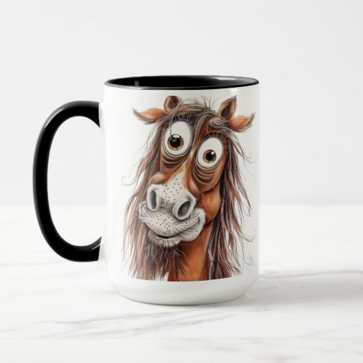 Mug Cheval fantaisiste (Gauche)