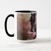 Mug Cheval friésien de Beauté Noire - Mug, Coupe, Vais (Gauche)