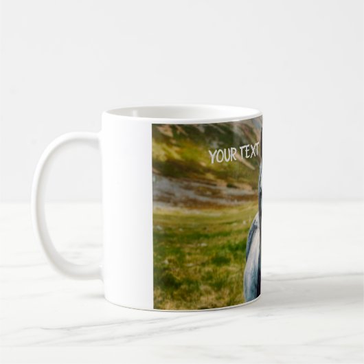 Mug Cheval gris sauvage (Gauche)