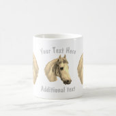 Mug Cheval Head Vintage Art 2 Personnalisé (Centre)