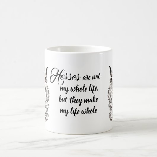 Mug cheval inspiré (Centre)