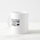 MUG CHEVAL INTÉRESSANT (Devant gauche)