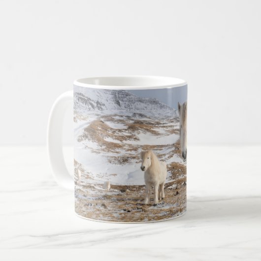 Mug Cheval islandais | Blonduos, Islande (Devant gauche)