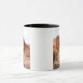 Mug Cheval islandais en hiver (Centre)