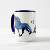 Mug Cheval islandais Stary Night (Devant gauche)